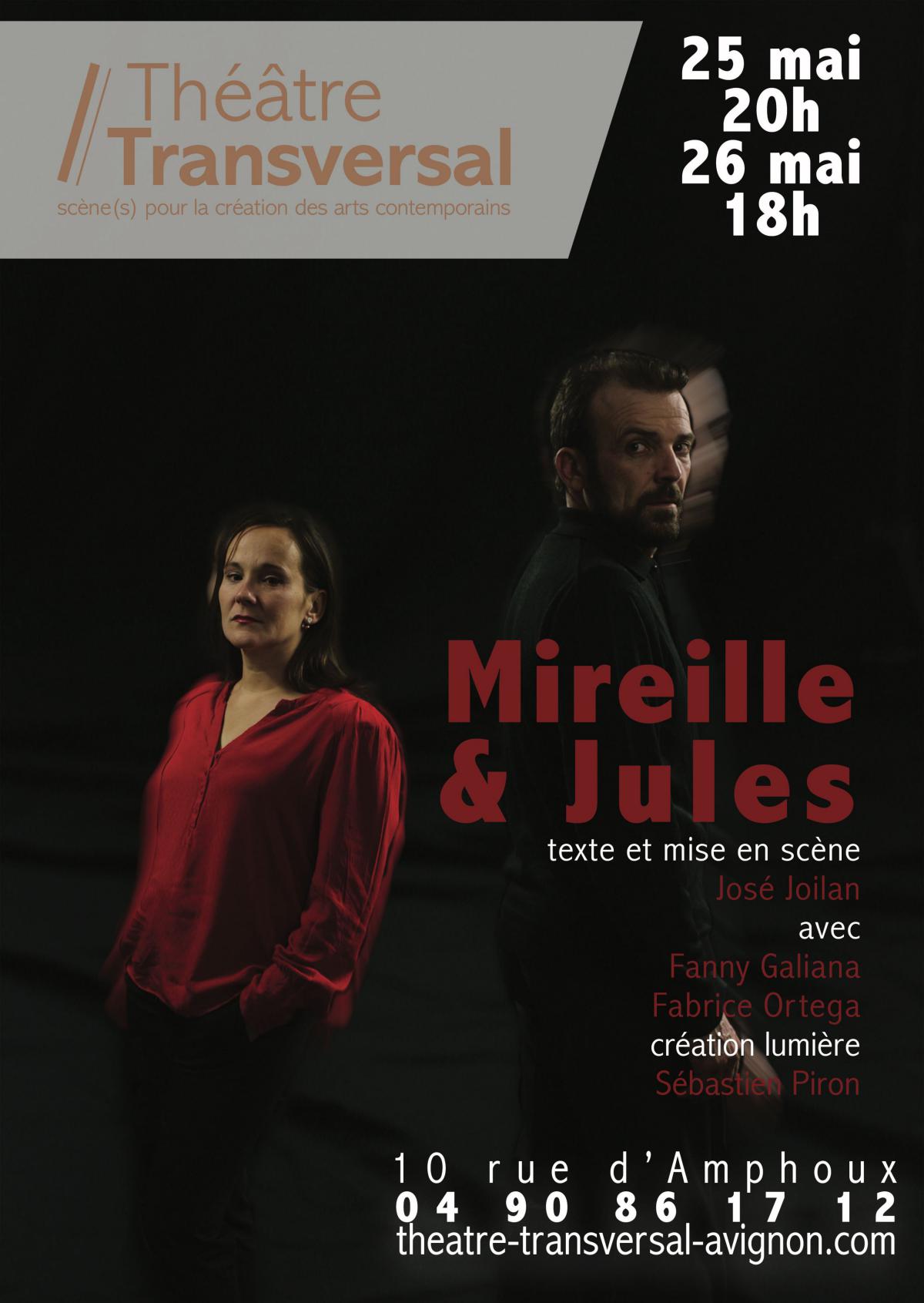 Mireille et Jules au théâtre Transversal